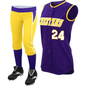 Custom Design Sleeveless Women Softball Uniform