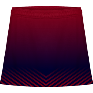 Women Blue & Red Tennis Wear Skirt