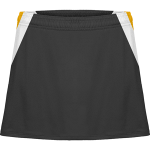 Women Grey & Yellow Colorblocked Tennis Wear Skirt