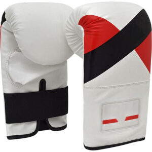 Boxing Red White Bag Gloves